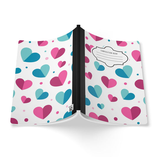 ColorFlow | Modern Heart Notebook for Writing Journaling School Notes and Thoughtful Gift Ideas