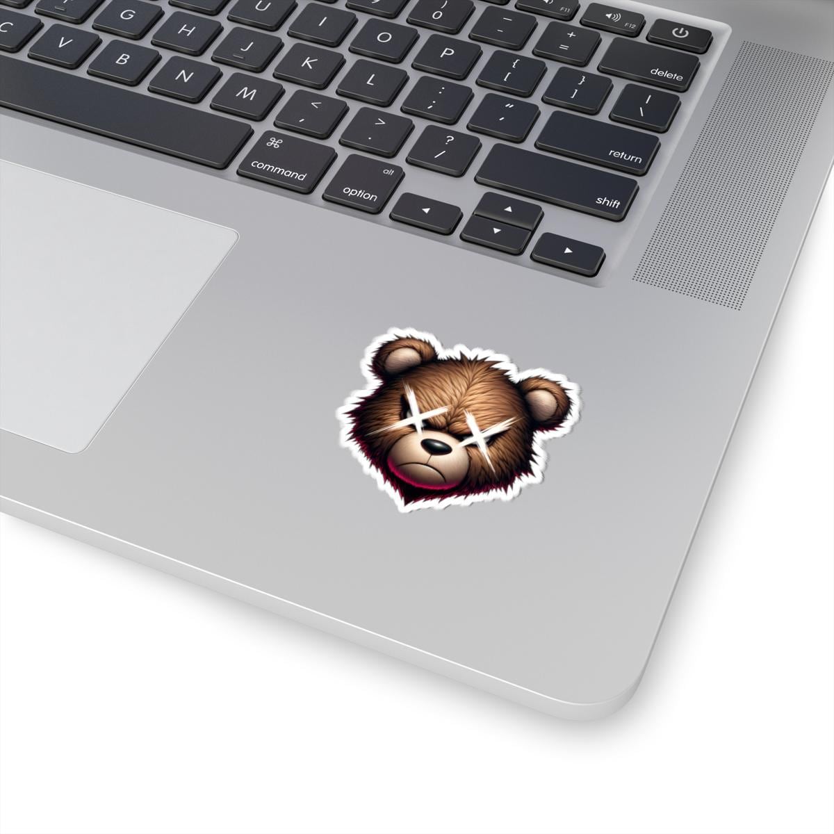 Angry Bear Vinyl Sticker: Gamer Streetwear Decal - Waterproof Glossy or Matte