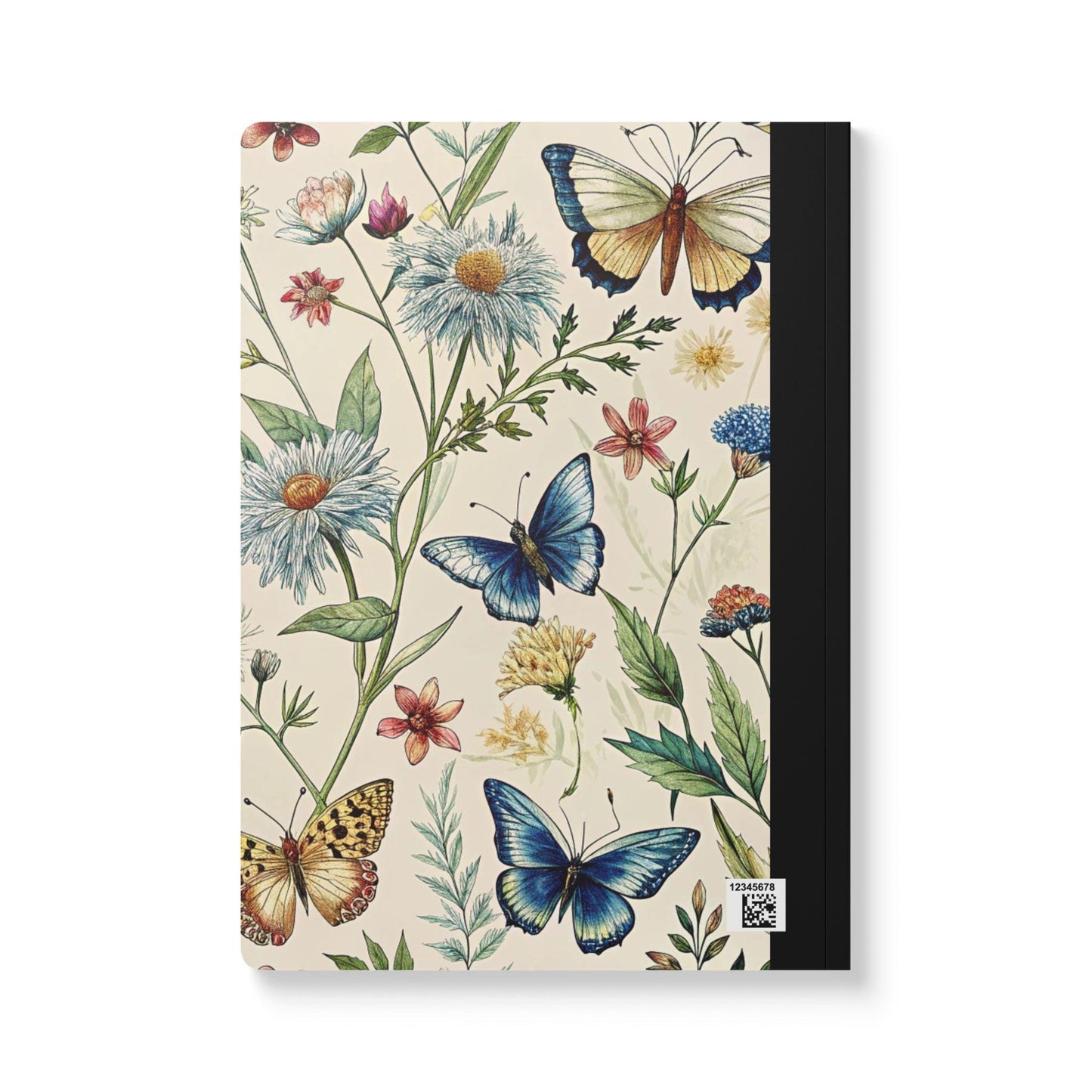 ColorFlow | Butterfly Meadow Composition Notebook Floral Journal Aesthetic Writing Book for School Office or Gift