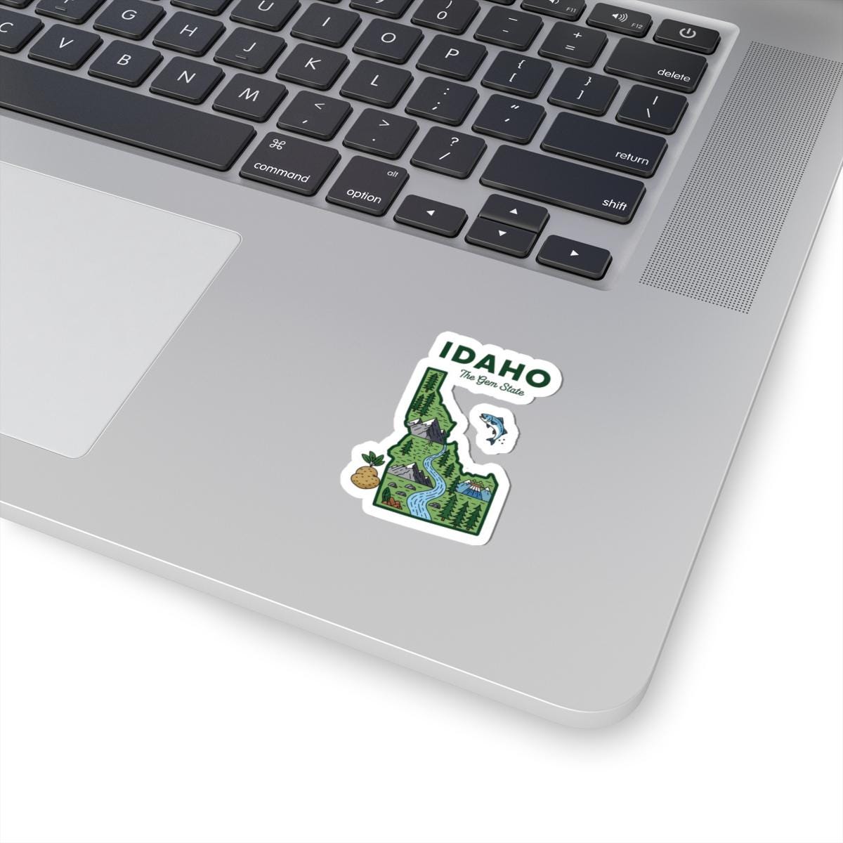 ColorFlow | Idaho Vinyl Sticker | The Gem State Decal | Waterproof Durable | Made in USA | Nature Art | Laptop Water Bottle