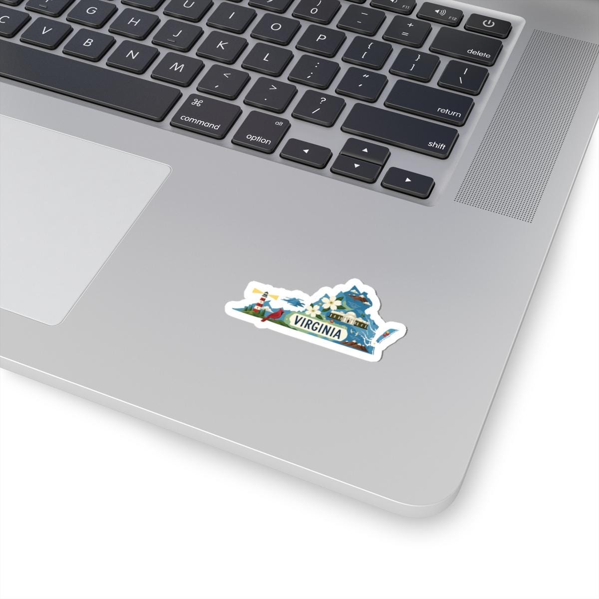 ColorFlow | Virginia Vinyl Sticker Pack | Cardinal Dogwood Lighthouse Art | Waterproof Glossy Matte Holographic