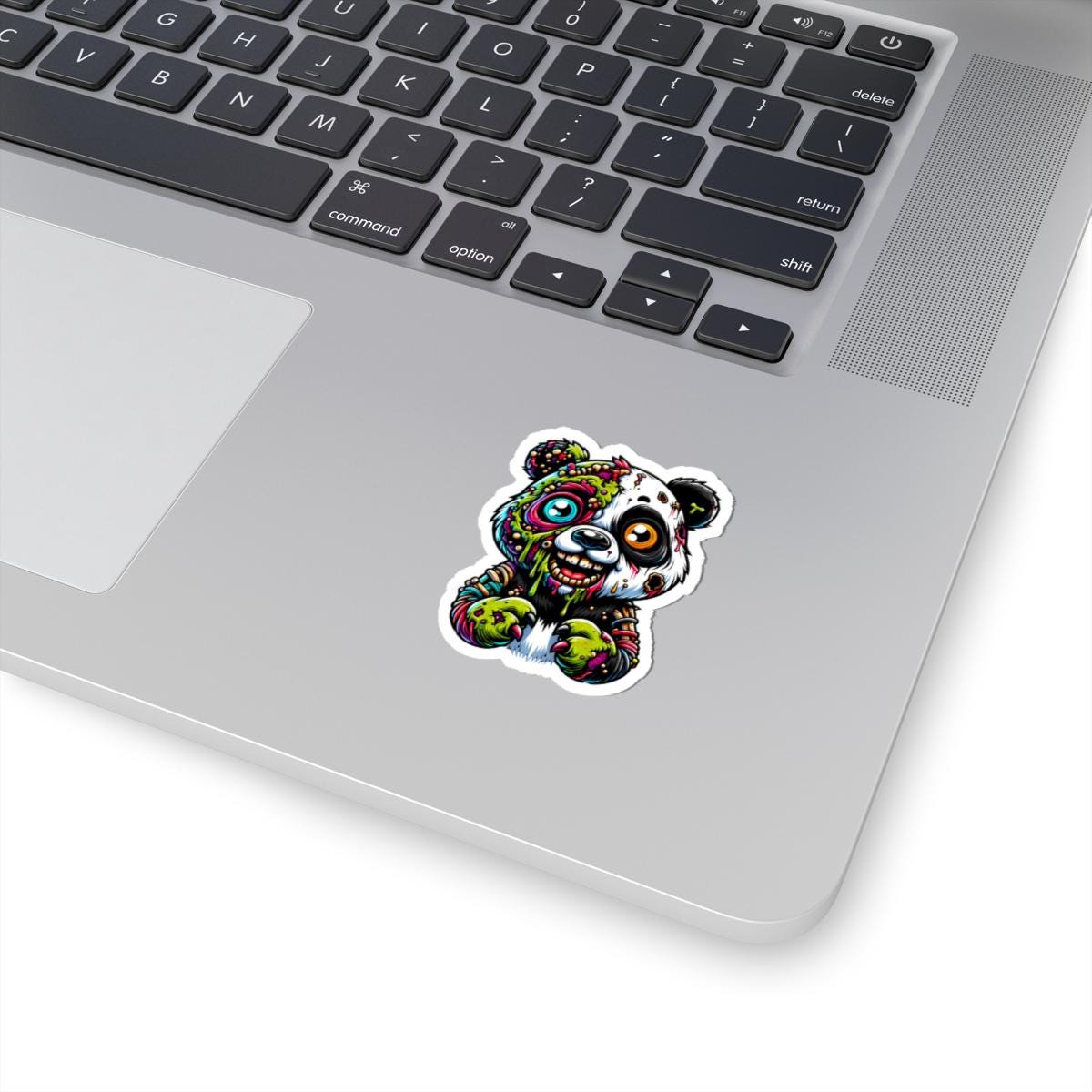 ColorFlow | Zombie Panda Vinyl Sticker for Water Bottles Laptops Cars | Cool Creepy Art Waterproof Durable Decal