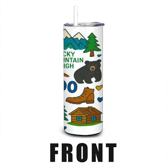 Colorado Rocky Mountain Tumbler | Insulated Stainless Steel Travel Mug