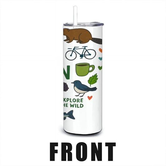 Oregon Travel Tumbler | 20oz Stainless Steel with Straw