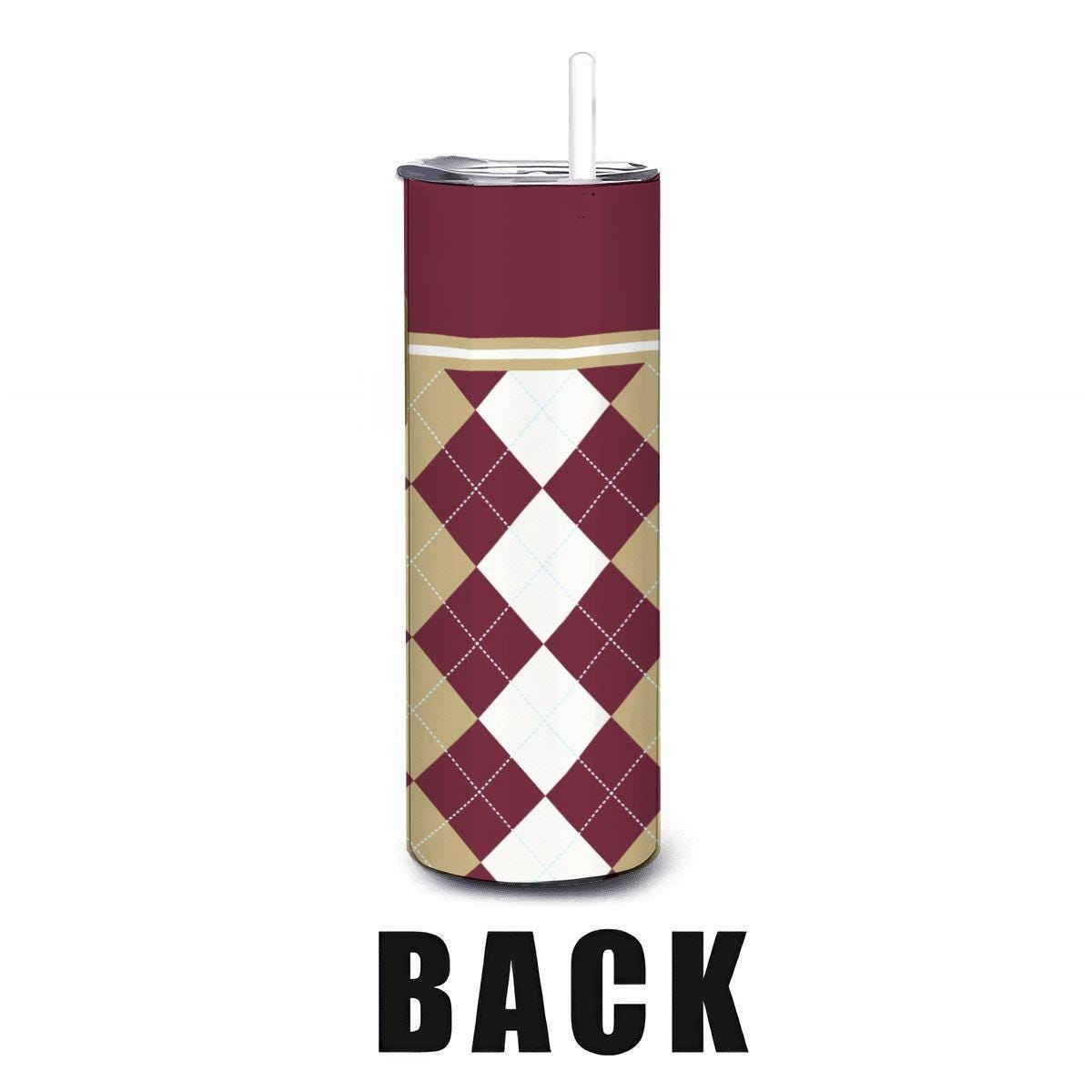 ColorFlow | Florida State Seminoles Inspired 20oz Straight Tumbler | Garnet Gold Game Day Look | Personalization Optional