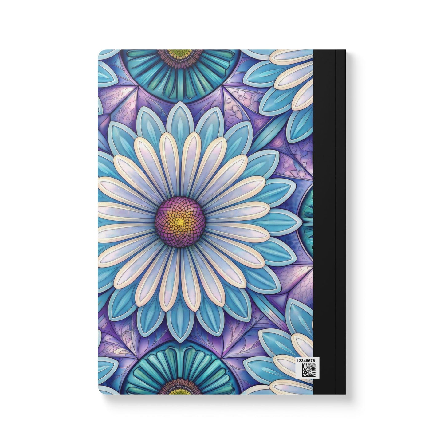 ColorFlow | Blue Daisy Bloom Composition Notebook | Bright Floral Pattern Journal for School Work and Creative Writing