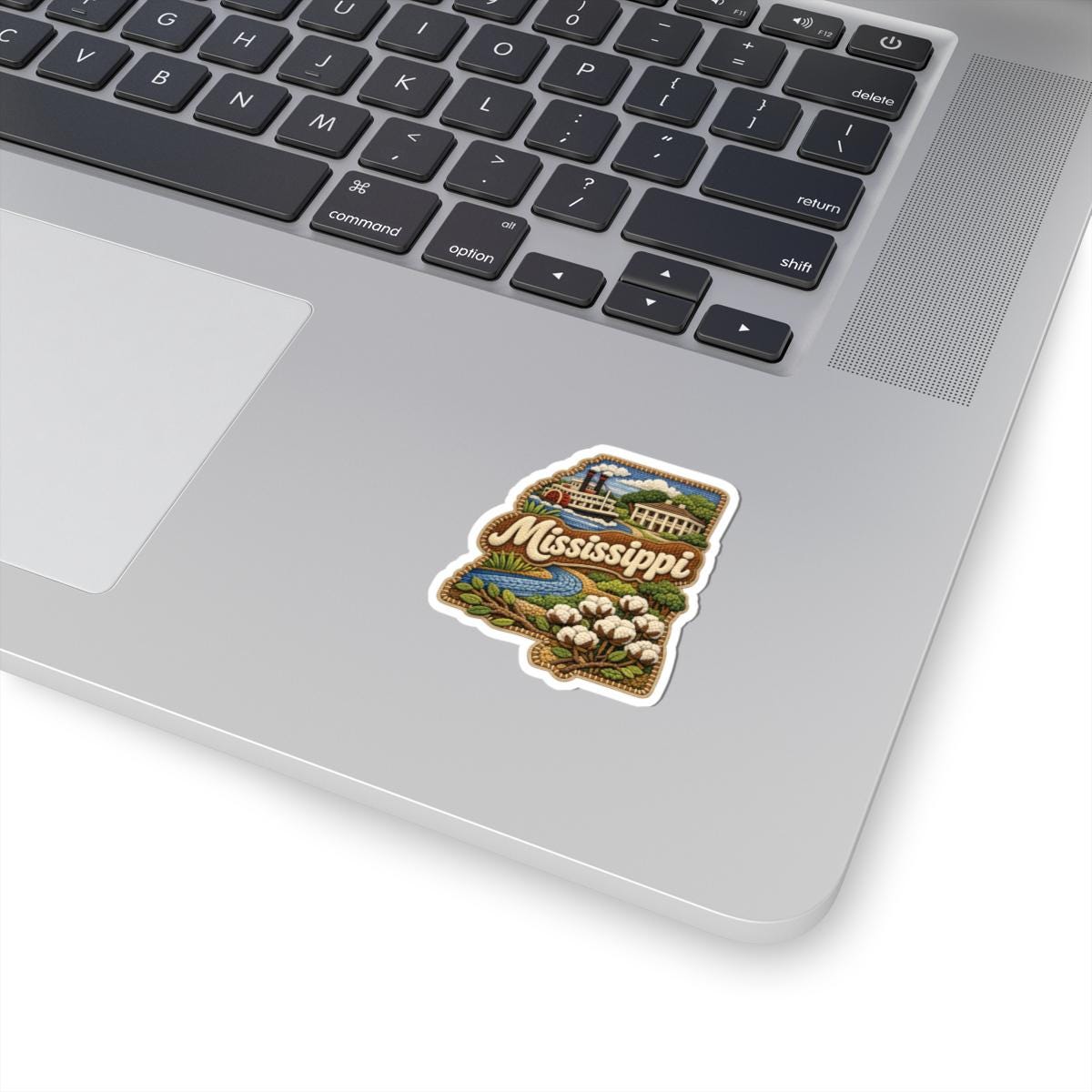 ColorFlow | Mississippi Delta Story Vinyl Sticker | Cotton Fields River Bends and Southern Legacy Art