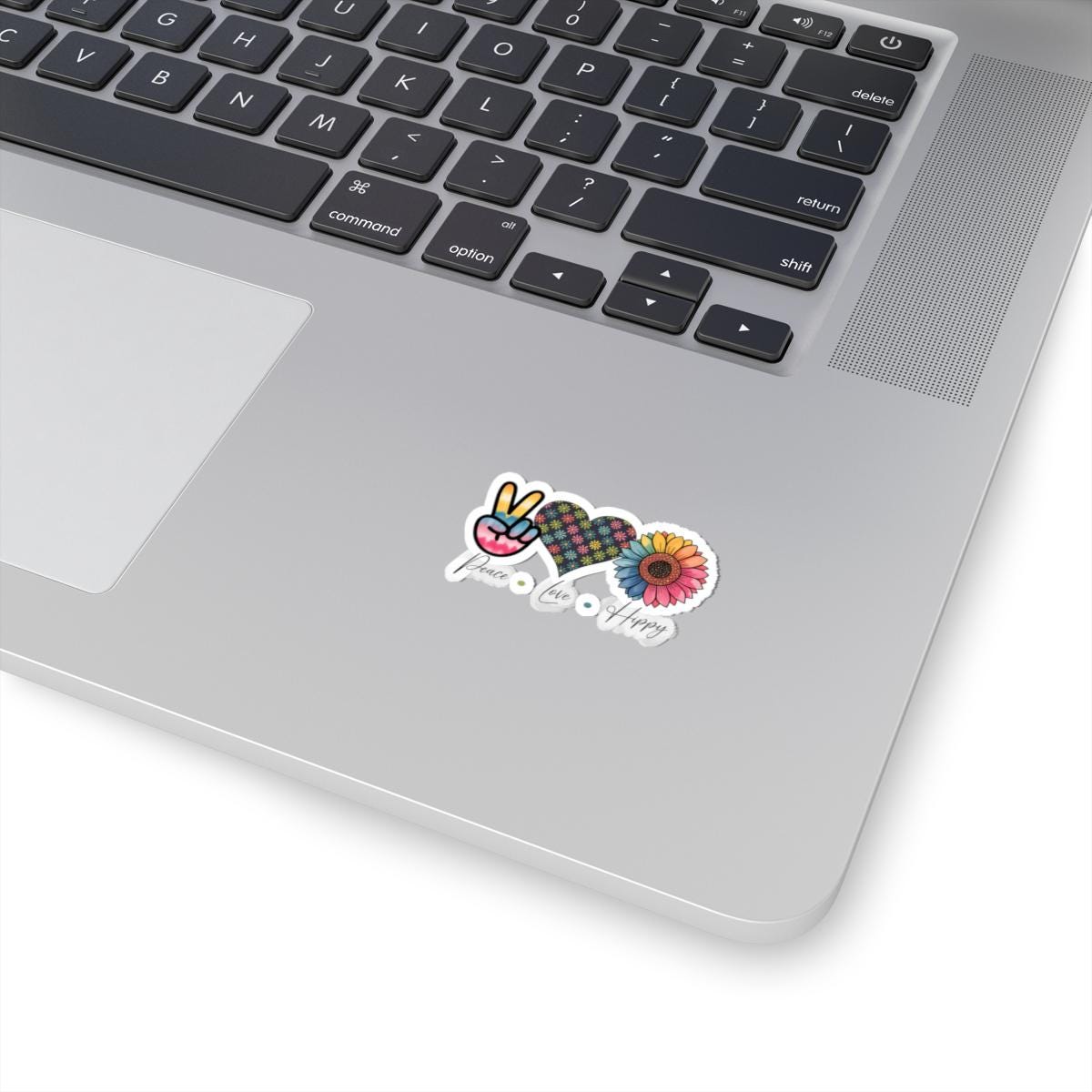 ColorFlow | Peace Love Floral Power Flower Child Boho Retro Art Vinyl Sticker