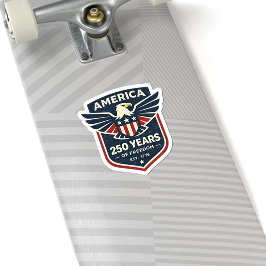 ColorFlow | America 250 Years of Freedom Patriotic Eagle Anniversary Vinyl Sticker