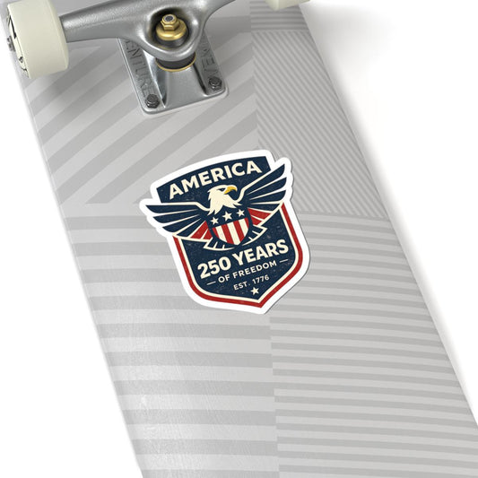 ColorFlow | America 250 Years of Freedom Patriotic Eagle Anniversary Vinyl Sticker