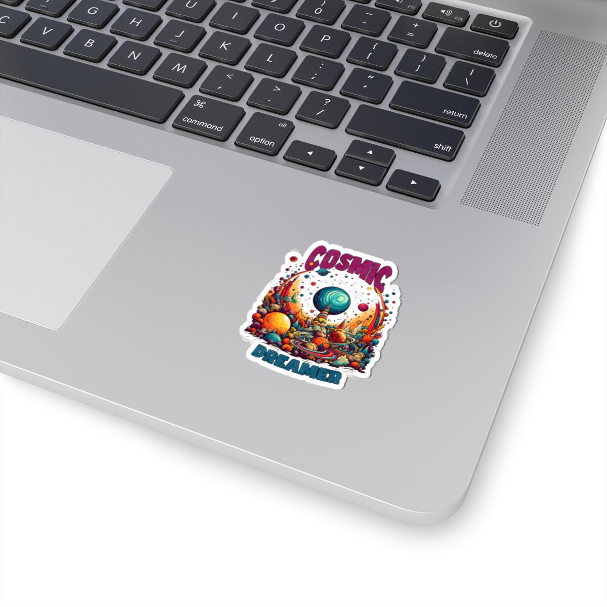 ColorFlow | Cosmic Dreamer Psychedelic Space Fantasy Retro Galaxy Art Vinyl Sticker