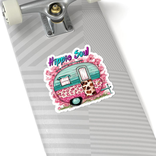 ColorFlow | Hippie Soul Vintage Camper Retro Flower Power Boho Art Vinyl Sticker