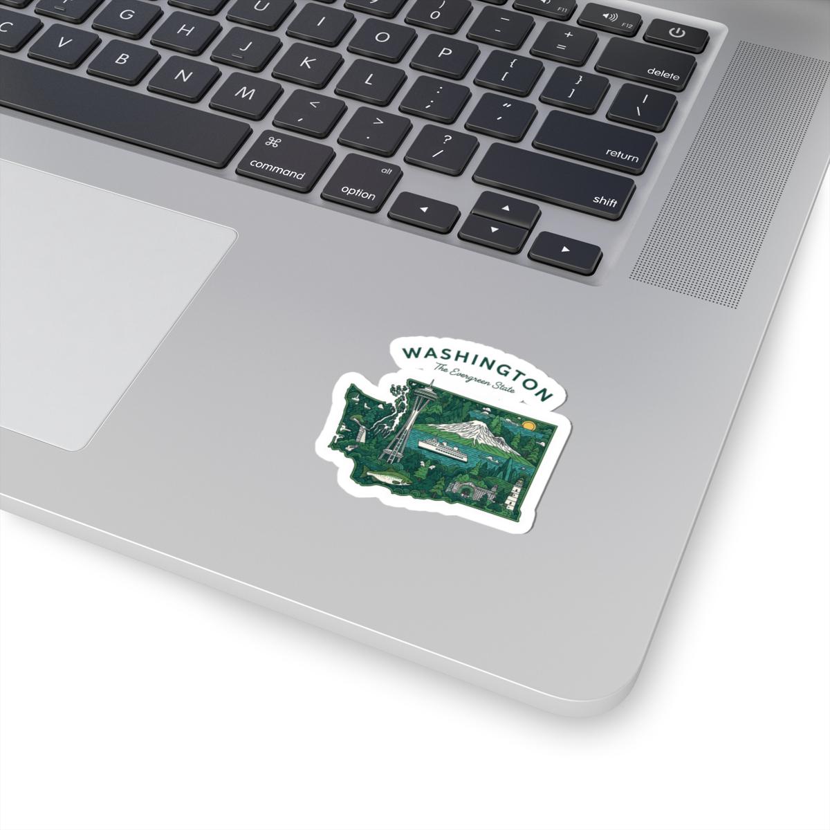 Washington State Sticker Pack | Space Needle, Mt Rainier, Ferry (Waterproof)