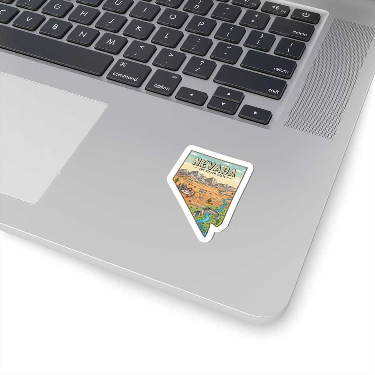 Nevada The Silver State Vinyl Sticker | Waterproof Durable Decal (USA Made)