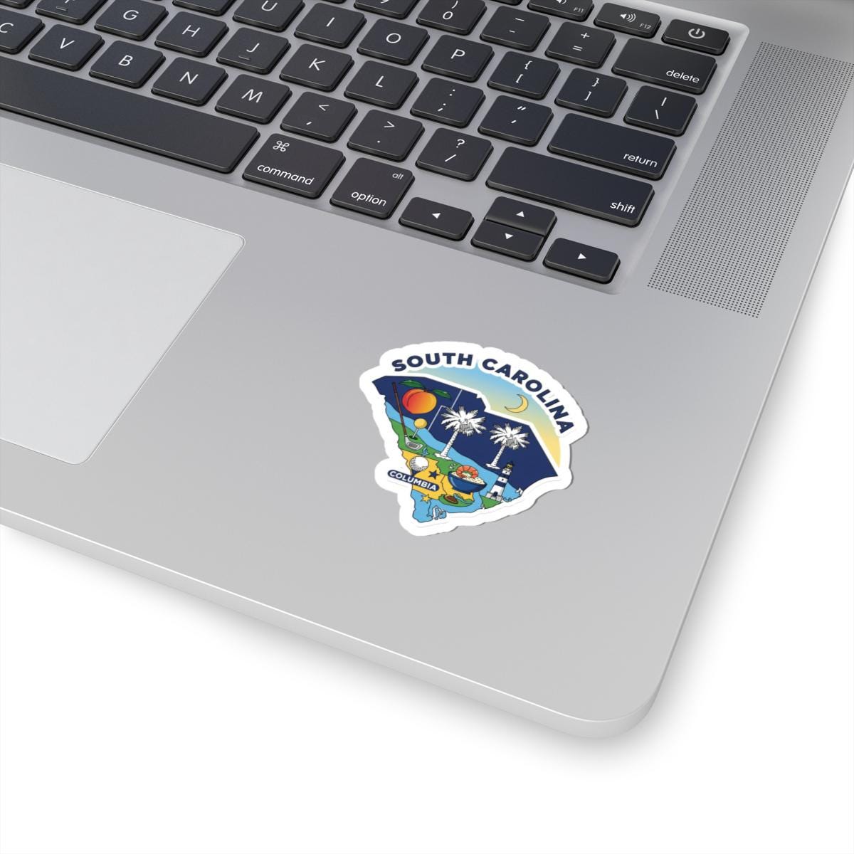 South Carolina Vinyl Sticker Pack | Palmetto State Art, Peaches, Palms, Golf (Waterproof)