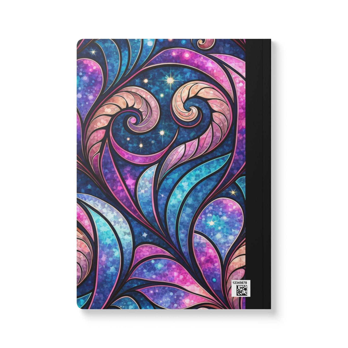 ColorFlow Composition Notebook | Cosmic Swirl Galaxy Pink Blue Journal