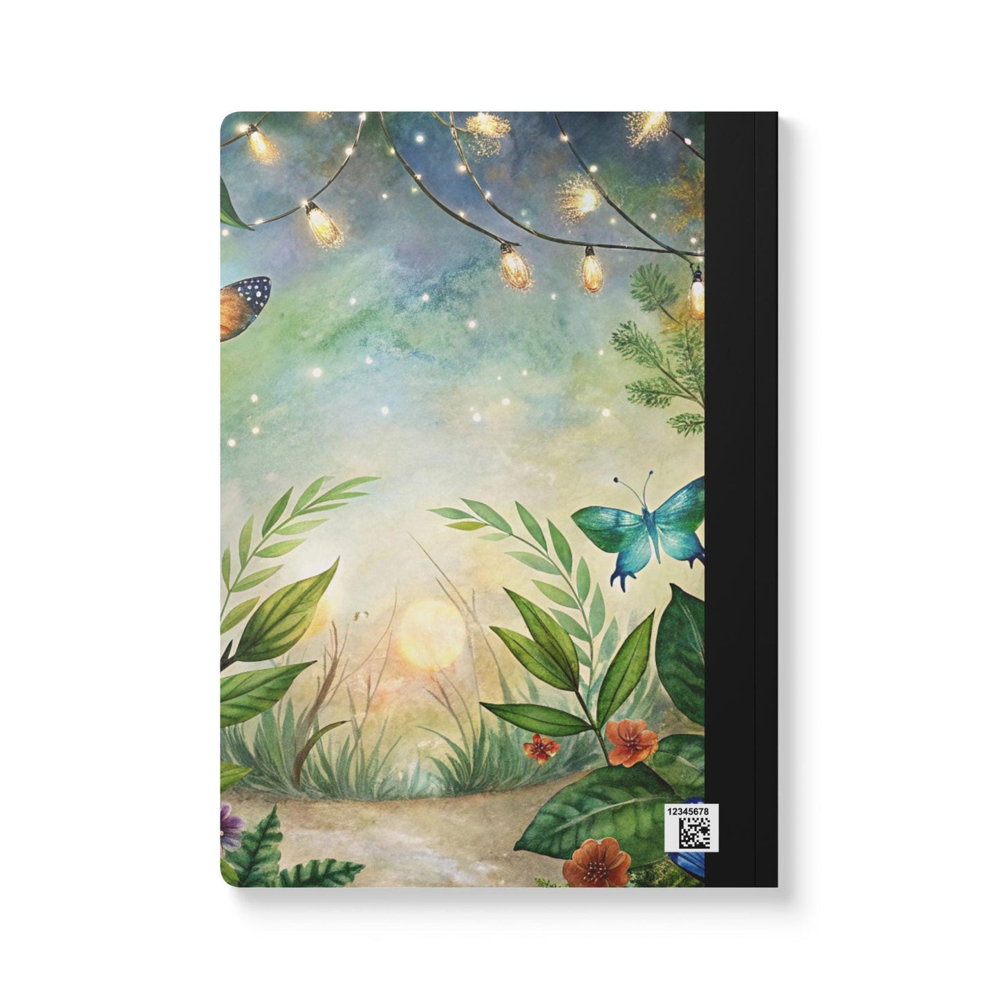 Butterfly Garden Composition Notebook | Floral Artwork Writing Journal College Ruled