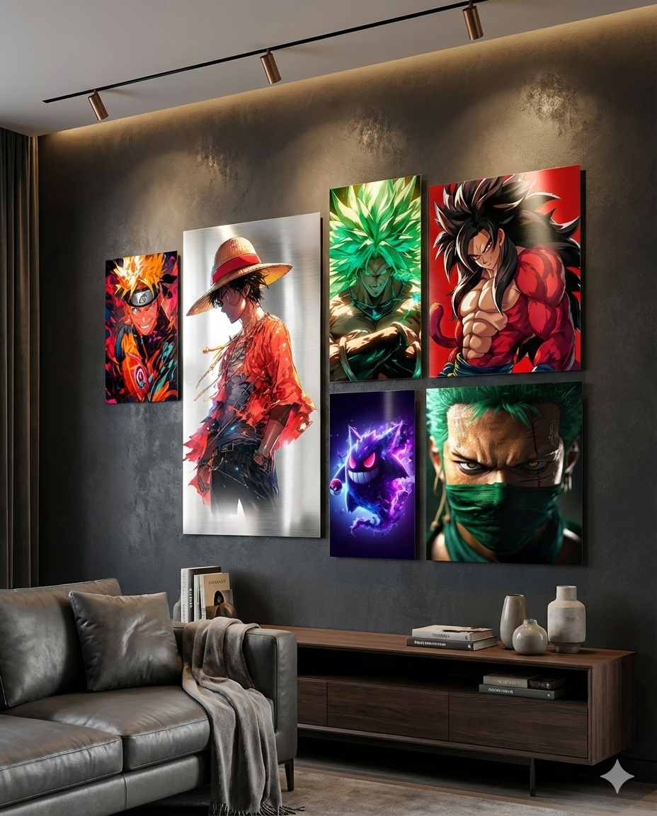 Anime Metal Wall Art Prints