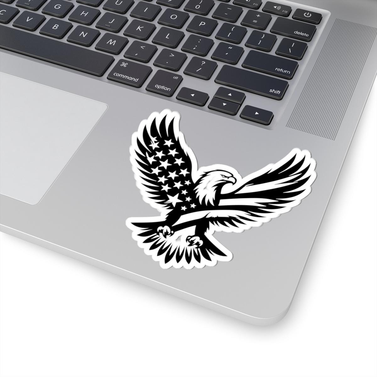 American Flag Eagle Sticker: Patriotic USA Vinyl Decal