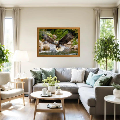 Bald Eagle Wooden Puzzle: Wings of Freedom, Wildlife Nature Gift