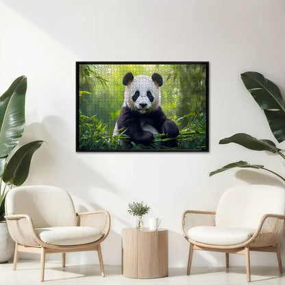 Panda Jigsaw Puzzle: Bamboo Bliss Wooden Puzzle for Adults & Kids