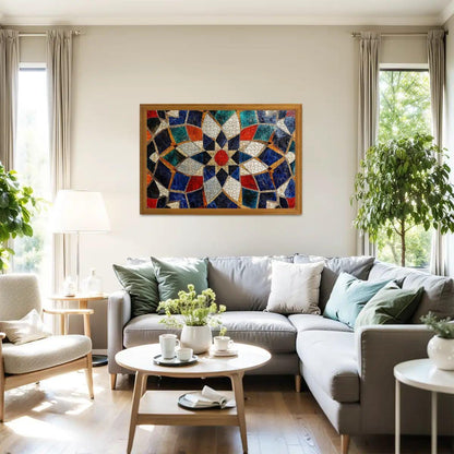 ColorFlow | Tiled Pattern Wooden Puzzle s | Detailed Abstract Mosaic