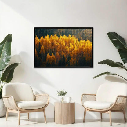 ColorFlow | Aspen Trees in Autumn Wooden Puzzle 1000pc | Serene Fall Landscape