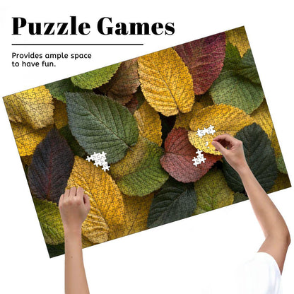 Autumn Leaves Wooden Jigsaw Puzzle:  Fall Foliage, Glossy Finish