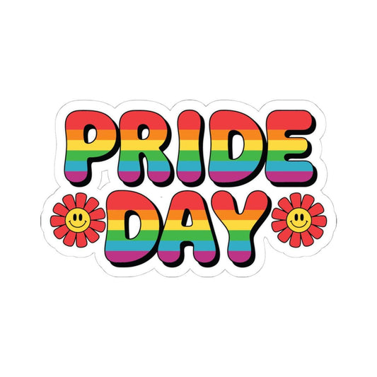 Rainbow Pride Sticker: Glossy Vinyl LGBTQ+ Laptop Decor