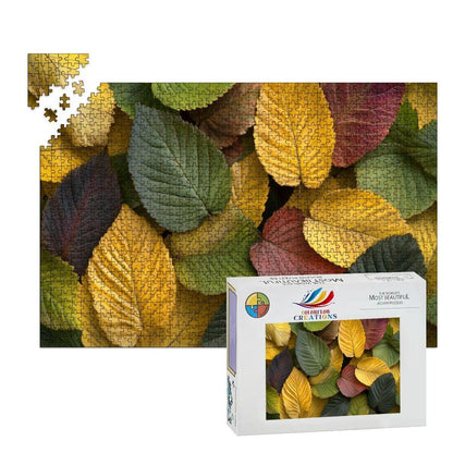Autumn Leaves Wooden Jigsaw Puzzle:  Fall Foliage, Glossy Finish