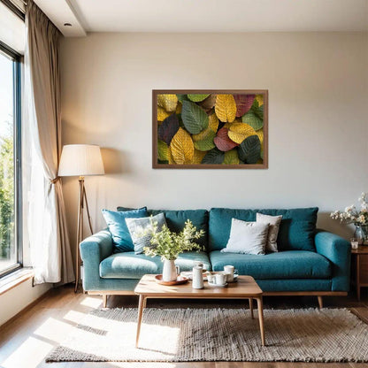 Autumn Leaves Wooden Jigsaw Puzzle:  Fall Foliage, Glossy Finish