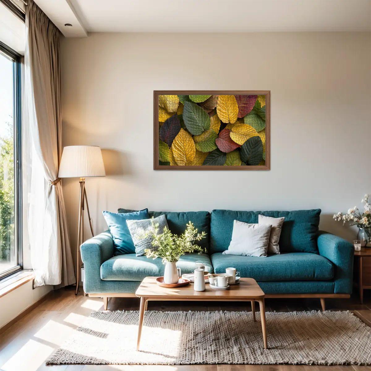 Autumn Leaves Wooden Jigsaw Puzzle:  Fall Foliage, Glossy Finish