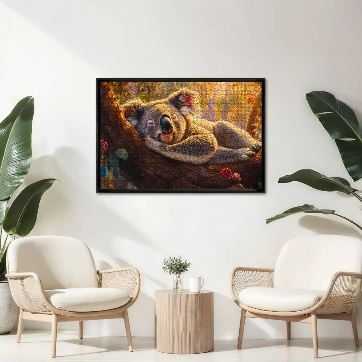 Koala Jigsaw Puzzle : Sleepy Bear Wooden Puzzle