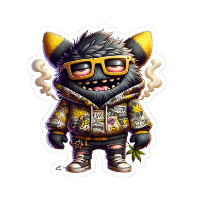 Streetwear Monster Sticker Pack: Glossy Vinyl Decals, Laptop Car Decor