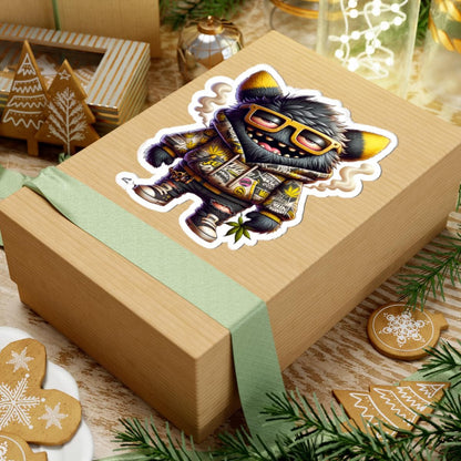 Streetwear Monster Sticker Pack: Glossy Vinyl Decals, Laptop Car Decor