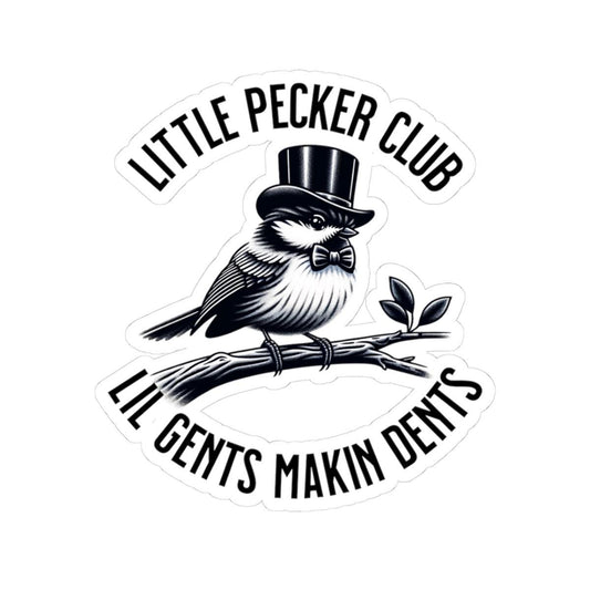 Dapper Bird Sticker: Funny Vintage Animal Decal