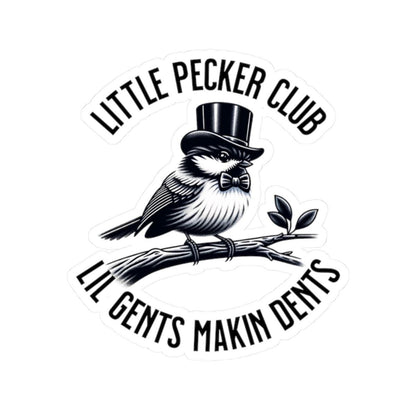 Dapper Bird Sticker: Funny Vintage Animal Decal