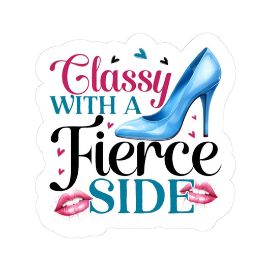 High Heel Sticker: Classy Fierce Vinyl Decal - Laptop, Water Bottle