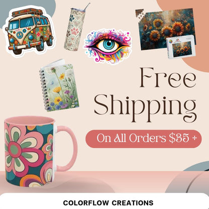 Blue Sugar Skull Vinyl Sticker: Floral Dia de los Muertos Decal