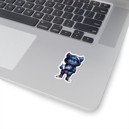 Galaxy Hoodie Monster Sticker: Waterproof Vinyl Decal, Laptop Decor