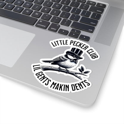 Dapper Bird Sticker: Funny Vintage Animal Decal