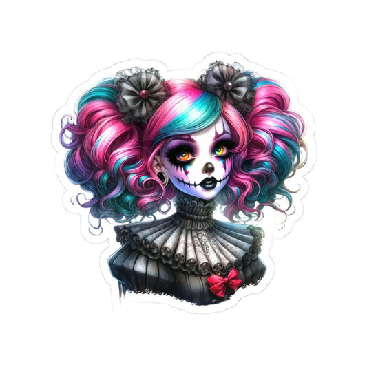 Daydream Ghoul Sticker: Alt Clowncore Gothic Art Decal