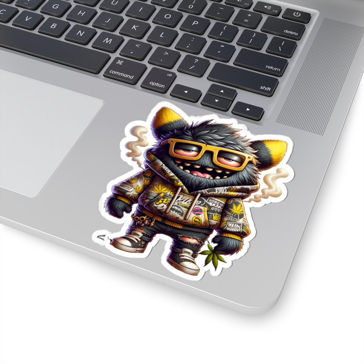 Streetwear Monster Sticker Pack: Glossy Vinyl Decals, Laptop Car Decor