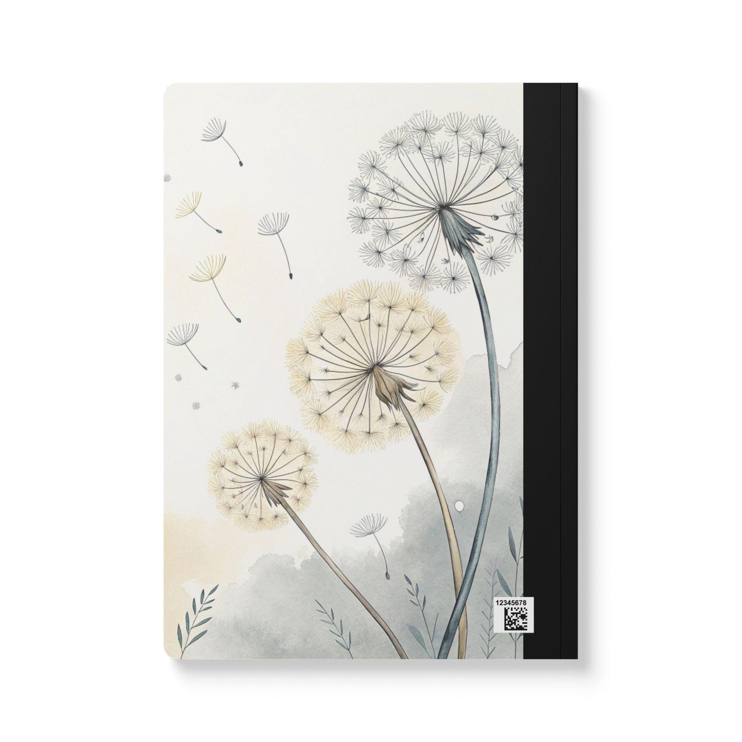 ColorFlow | Minimal Dandelion Composition Notebook College Ruled Journal for Students Writers and Professionals