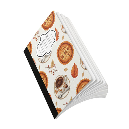 ColorFlow | Cozy Coffee Composition Notebook College Ruled Journal for Students Writers and Autumn Journaling