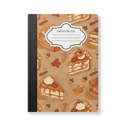 ColorFlow | Autumn Dessert Composition Notebook College Ruled Journal for Students Professionals Writing