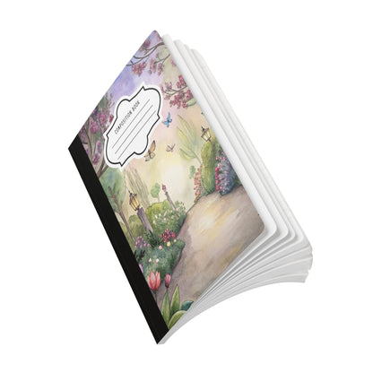 ColorFlow | Garden Butterfly Composition Notebook College Ruled Journal for Students Professionals Writing