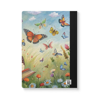 ColorFlow | Blooming Garden Butterfly Composition Notebook Aesthetic Floral Journal for School Office or Gift Writing