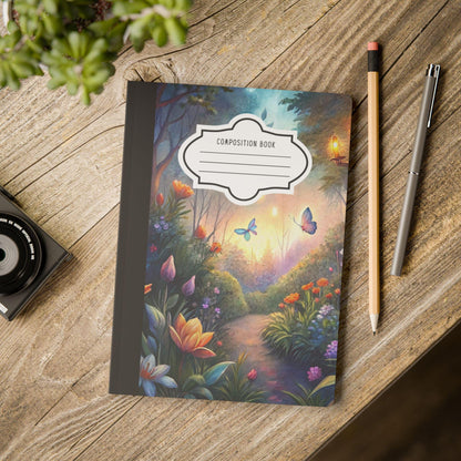 Pastel Sky Butterfly Notebook: Watercolor Art Journal, School or Office