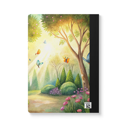 ColorFlow | Butterfly Pathway Journal Composition Notebook with Botanical Garden Design College Ruled Paper